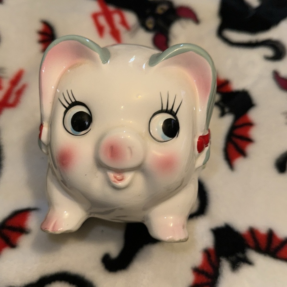 Vintage Japan Ceramic Piggy Bank